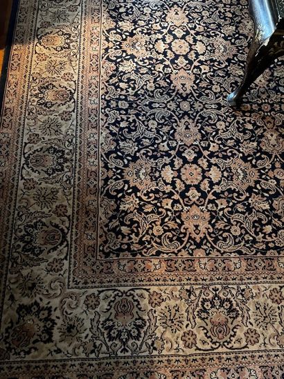 Mechanical Persian carpet with stylized motifs...