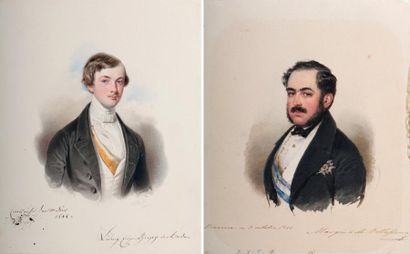 Johann GRUND (Vienne 1808-Baden Baden 1887)
Erbgrossherzog...