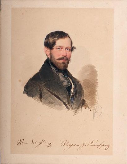 Moritz Michael DAFFINGER (Vienne, 1790-1849)
Grossfürst...