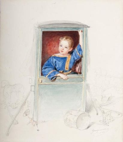 Rudolf GAUPMANN (Vienne, 1815-Graz, 1877)
Prinz...