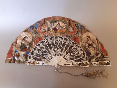 INVENTORY with pierced mother-of-pearl mounting,...