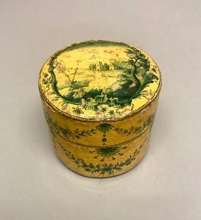 Cylindrical boiled cardboard GAME BOX decorated...