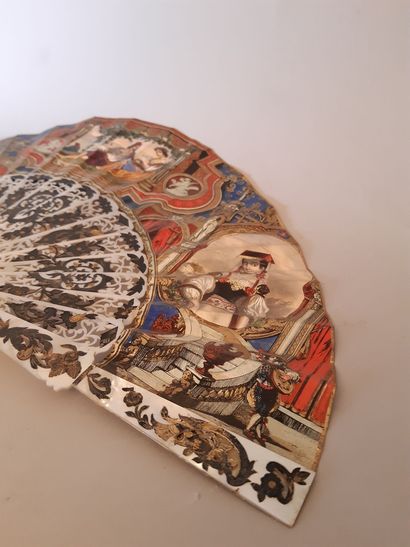 INVENTORY with pierced mother-of-pearl mounting,...