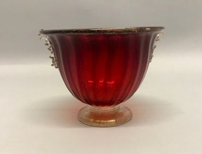 SOLIFLORE VASE in enameled copper and VASE...