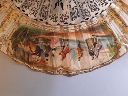 INVENTORY with pierced mother-of-pearl mounting,...