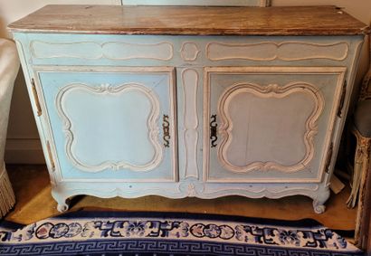 DINING TABLE, SIX CHAIRS and a BUFFET in...