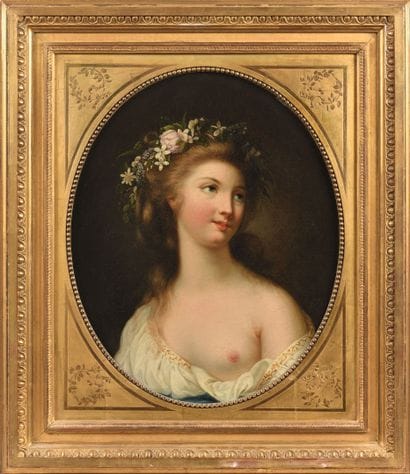 Marie-Victoire LEMOINE (1754-1820) et l'une...