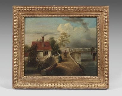 Ecole FLAMANDE de la fin du XVIIIe siècle
