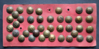 Infantry - Lot of troop and officer buttons...