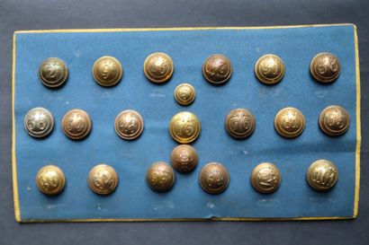 Infantry - Lot of troop and officer buttons...