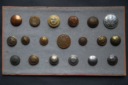 Germany - Lot of military buttons from the...