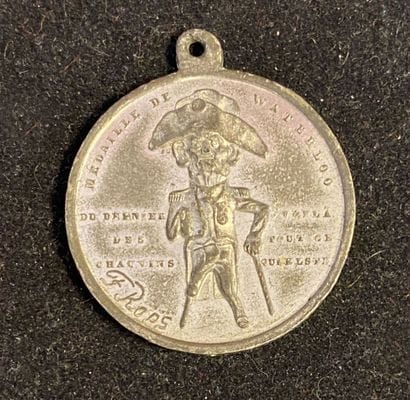 Médaille de Waterloo, 1858: médaille satyrique...