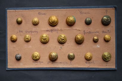 Various foreign countries - Lot of buttons...