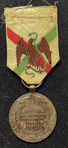 Mexico medal, signed Silver bar (minor scratches),...