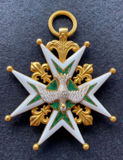 Ordre du Saint-Esprit - Ecclesiastical eight-pointed...