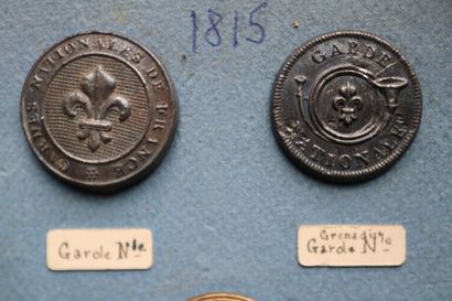 Garde nationale et divers - Lot of Restoration...