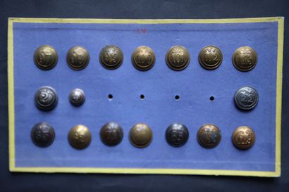 Infantry - Lot of troop and officer buttons...