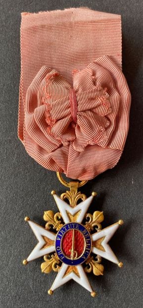 Institution du Mérite militaire - Gold and...