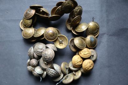 Army - Large lot of 19th century buttons...
