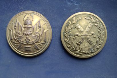 Officiers généraux - Lot of buttons from...