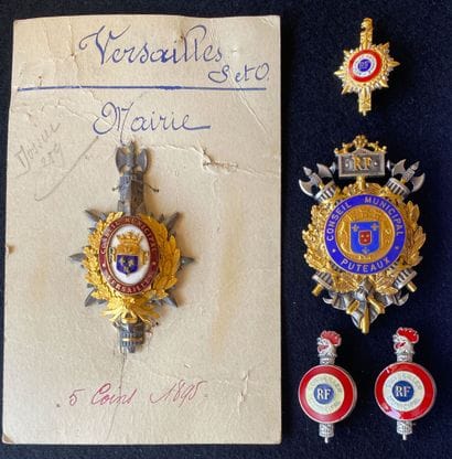 Insignia of office - Lot of five: Assemblée...