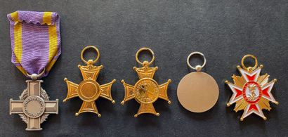 Récompenses de diocèse - Lot de cinq: Lille,...