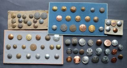 Germany - Lot of military buttons from the...