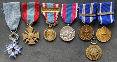 Post-War - Set of seven decorations: Order...