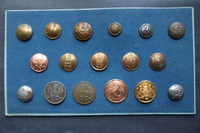 Germany - Lot of military buttons from the...