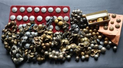 Army - Large lot of 19th century buttons...