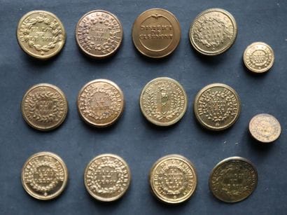 Révolution - Batch of buttons from bourgeois...