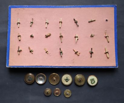 État-major - Lot of buttons from various...