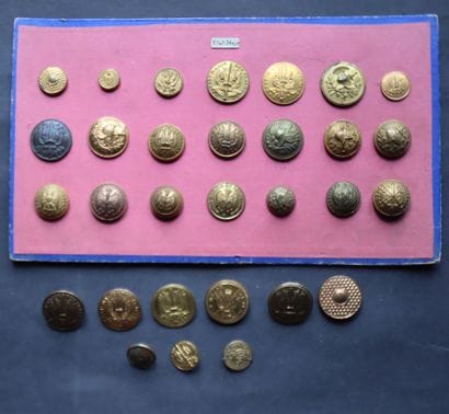 État-major - Lot of buttons from various...