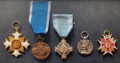 Récompenses de diocèse - Lot de cinq: Albi,...