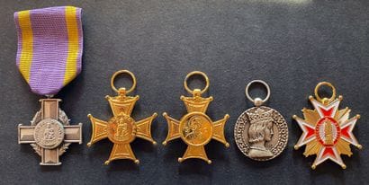 Récompenses de diocèse - Lot de cinq: Lille,...