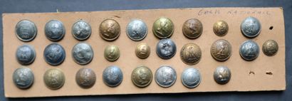 Garde nationale mobile et sédentaire - Lot...