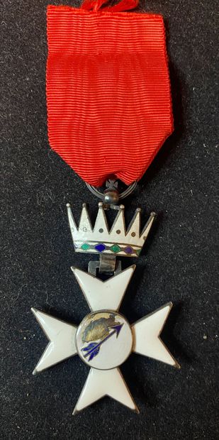 Ordre du Temple, croix de postulance en argent...