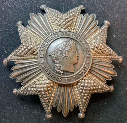 Légion d'honneur - IIIe République, plaque...
