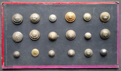 Army and miscellaneous - Lot of buttons from...