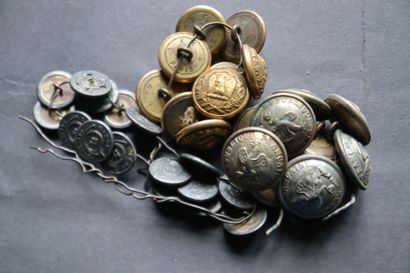 Army - Large lot of 19th century buttons...