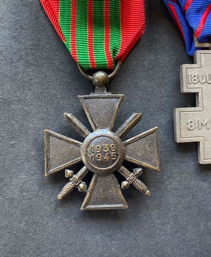 World War II - Lot of five: a Croix de Guerre...