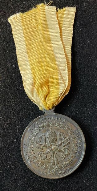 États pontificaux - Médaille du Siège de...