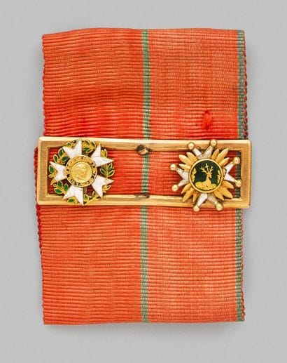 Barrette de gala d'un dignitaire de l'Empire,...