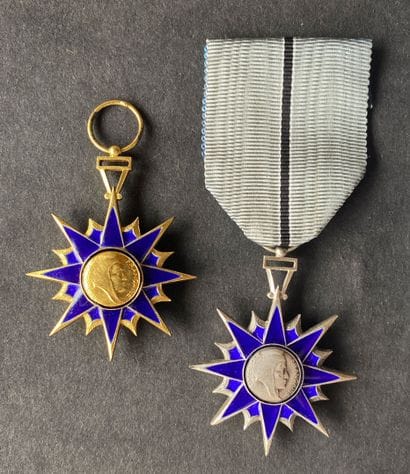 Ordre du Mérite civil, created in 1957, two...