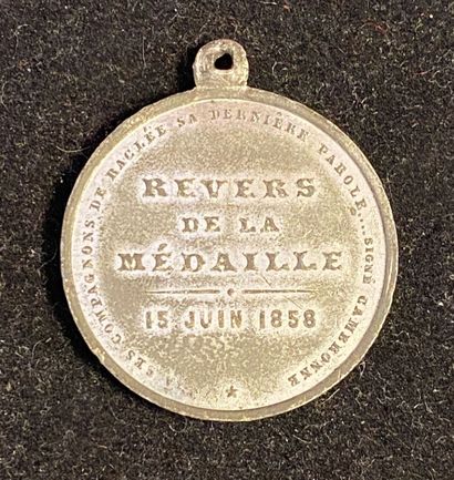 Médaille de Waterloo, 1858: médaille satyrique...