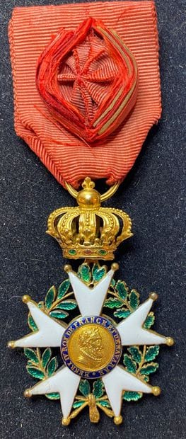 Légion d'honneur - Restauration, étoile d'officier...
