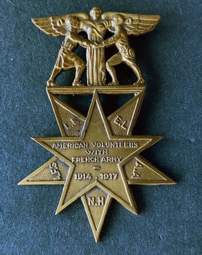 First World War - Medal for American Volunteers...