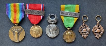 First World War - Lot of six: an interallied...
