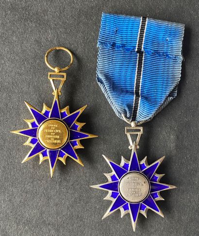 Ordre du Mérite civil, created in 1957, two...