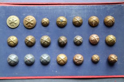 Artillery and miscellaneous - Lot of buttons...